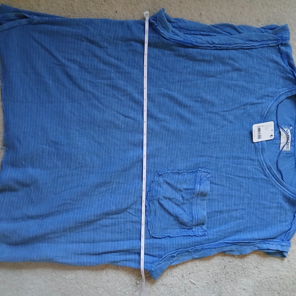 Free People Boho Oversized Shirr Medium